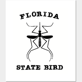 Florida Mosquito State Bird Posters and Art